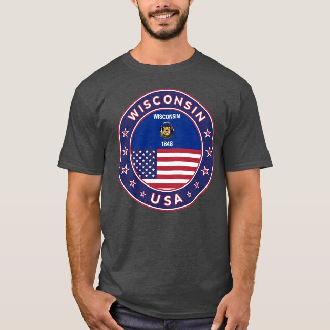 Wisconsin T Shirt (Framsida)