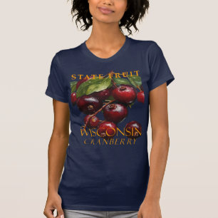 Wisconsin Territory Frukt Tranbär T Shirt