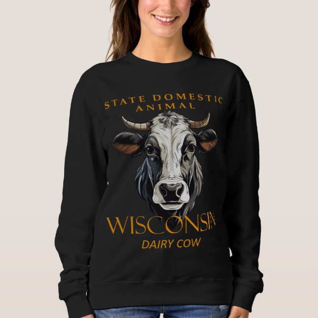 Wisconsin Territory Husdjur Mjölkko T Shirt (Framsida)