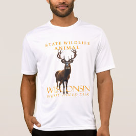 Wisconsin Territory Wildlife Animal the White-svan T Shirt