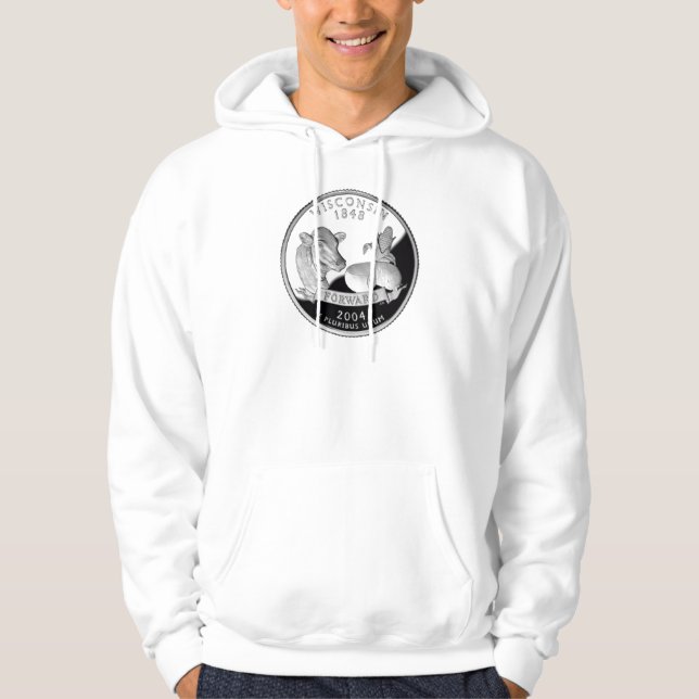 Wisconsin Tröja Med Luva (Framsida)