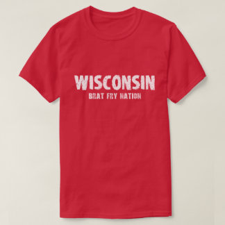 Wisconsin - Tshirt för Bratsmåfisknation T-shirt