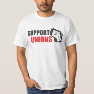 Wisconsin unioner tee