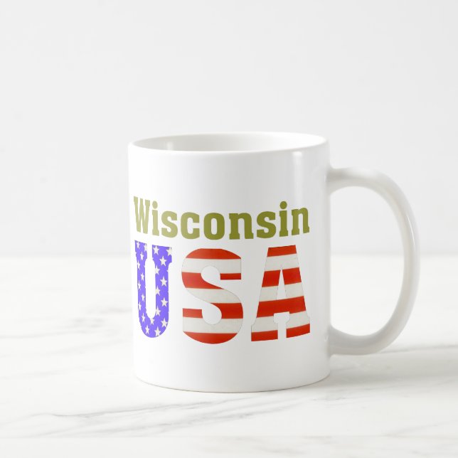 Wisconsin USA! Kaffemugg (Höger)
