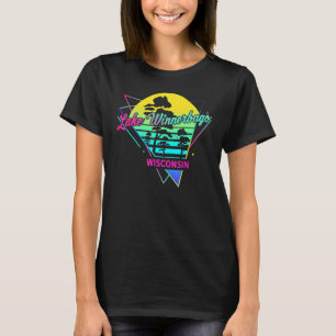 Wisconsin USA Nostalgic Retro Sjö Whusago T Shirt