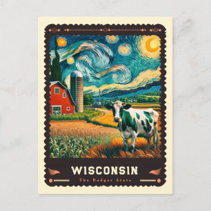 Wisconsin   Vincent Van Gogh Inspired Vykort