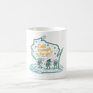Wisconsin Vintern - Kallt Nog för Er? Kaffemugg