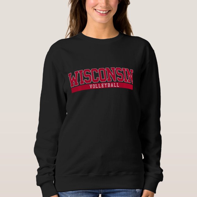 Wisconsin Volleyball T Shirt (Framsida)