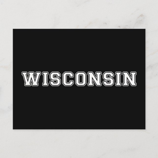 Wisconsin Vykort (Framsida)