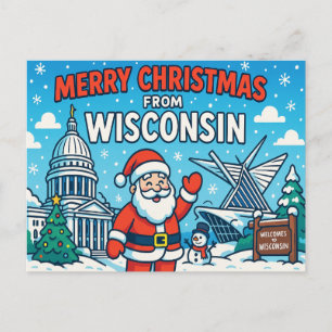 WISCONSIN-vykort Vykort