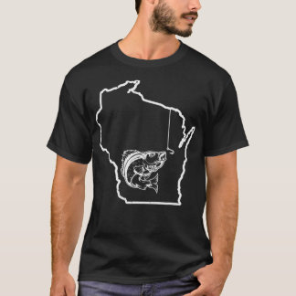 Wisconsin Walleye Fishing Gift Walleye Fish Coola  T Shirt