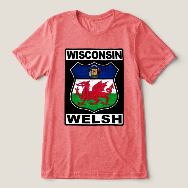 Wisconsin Welsh American Tröja (Design Framsida)