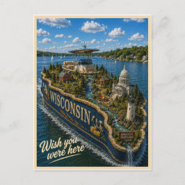 Wisconsin | Wish You Were Here | Statserie Vykort