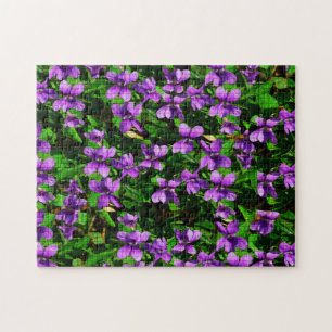 Wisconsin Wood Violets Puzzle Pussel