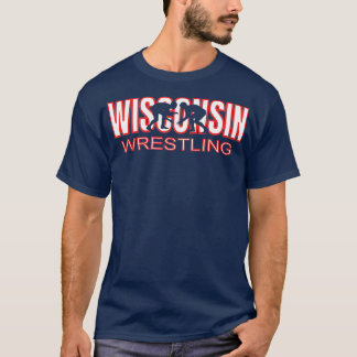 Wisconsin Wrestling Team Coach Wrestler State T Shirt
