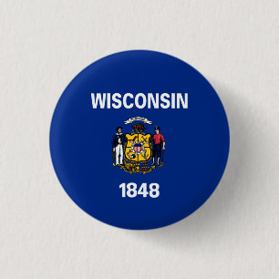 Wisconsinite Flagga, Flagga av Wisconsin Knapp