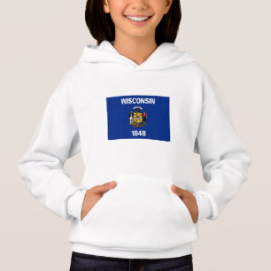 Wisconsins delstatsflagga t shirt