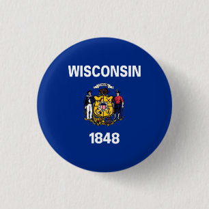 Wisconsins statsflagga knapp