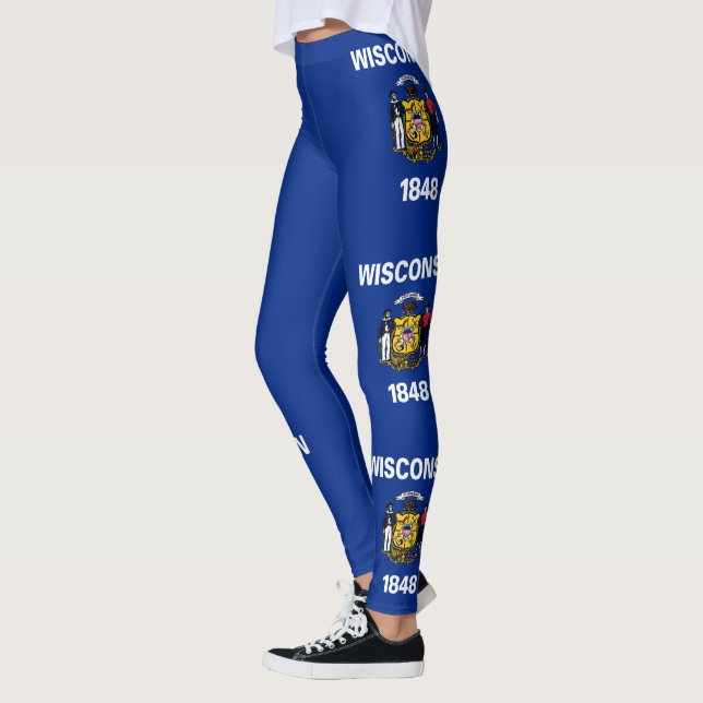 Wisconsins statsflagga leggings (Vänster)