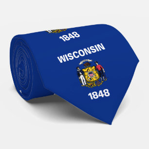 Wisconsins statsflagga slips