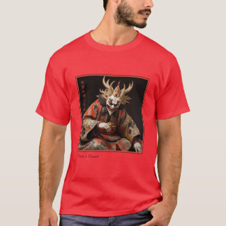 Wisdom är Earned / Red med svart skrivning T-Shirt