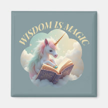 Wisdom är magi - Cute Unicorn