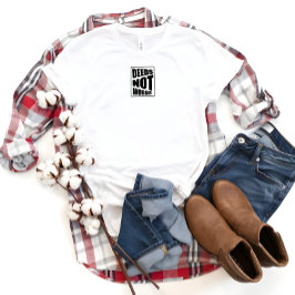 Wisdom begår inte ord citat T-Shirt