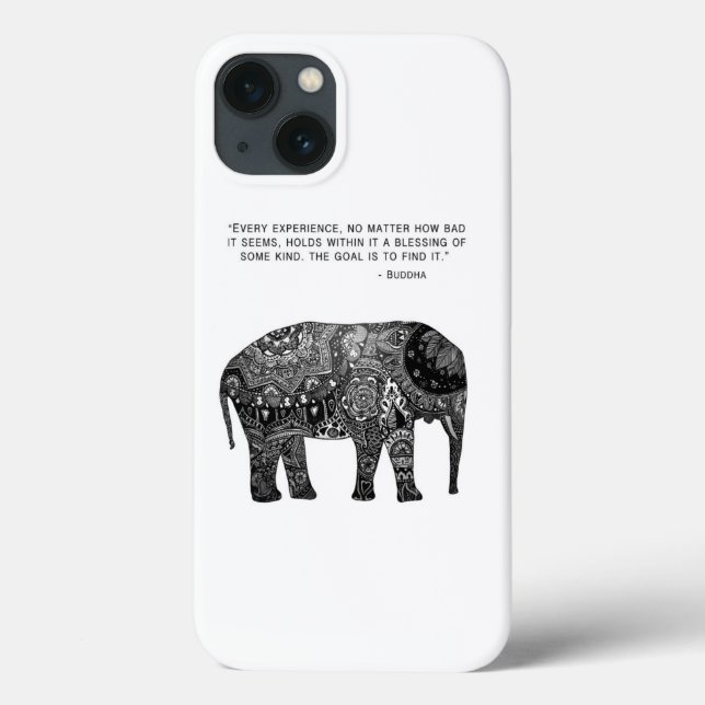 Wisdom Buddha Elephant Phone Case (Baksida)