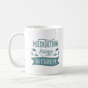 WISDOM FÖR MEDITATION BRINGS KAFFEMUGG