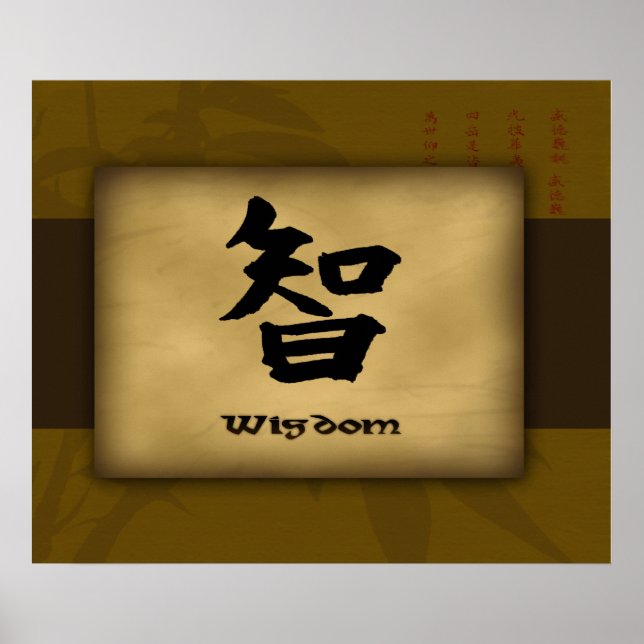 Wisdom Kinesiska Poster (Framsidan)