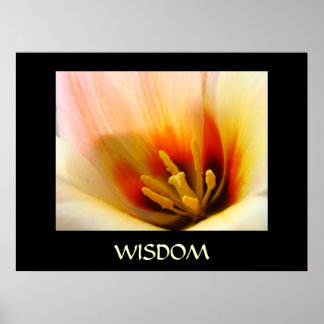 WISDOM KONSTTRYCK Tulpan Blommor Vårträdgård Poster