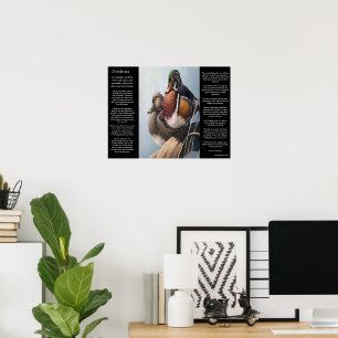 Wisdom och Ankor från Vatten DESIDERATA Poster
