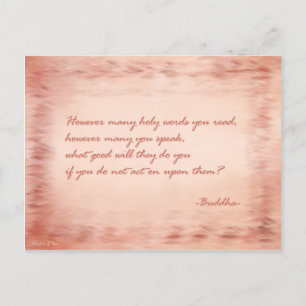 Wisdom of Buddha Vykort