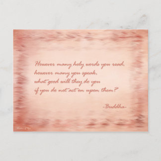 Wisdom of Buddha Vykort