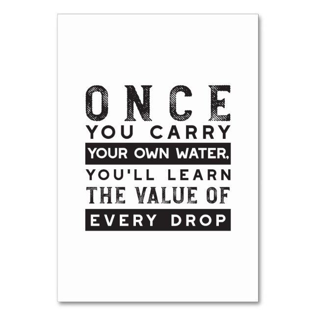 Wisdom-offertdesign - värde för varje fall bordsnummer (Framsidan)