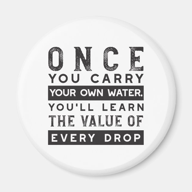 Wisdom-offertdesign - värde för varje fall magnet (Framsidan)