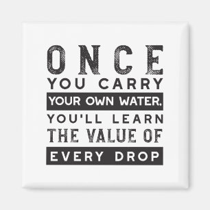 Wisdom-offertdesign - värde för varje fall magnet