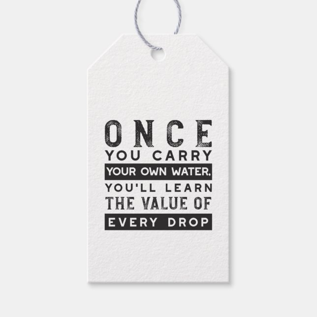 Wisdom-offertdesign - värde för varje fall presentetikett (Framsidan)