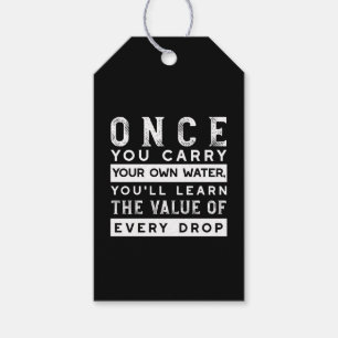 Wisdom-offertdesign - värde för varje fall presentetikett