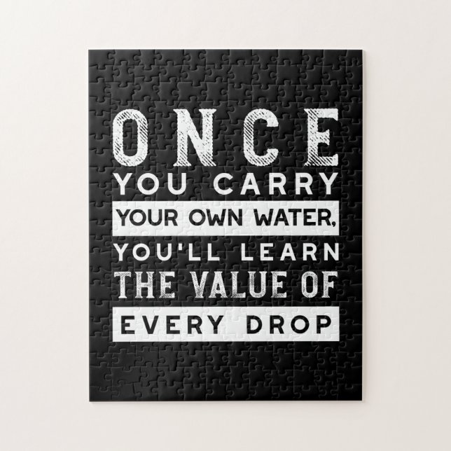 Wisdom-offertdesign - värde för varje fall pussel (Vertikal)