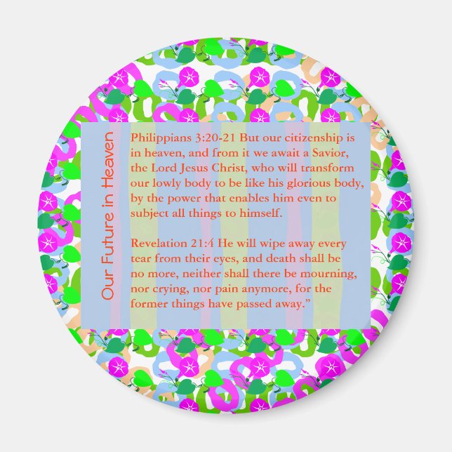 WISDOM QUOTE BIBLE julafton,christ,helgdagar,festi Magnet (Framsidan)