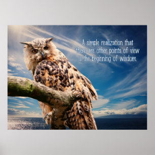 Wisdom Quote Uggla poster