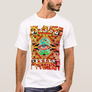 Wisdom Seeker Geomethric Tribal/Ethnic Öga T Shirt