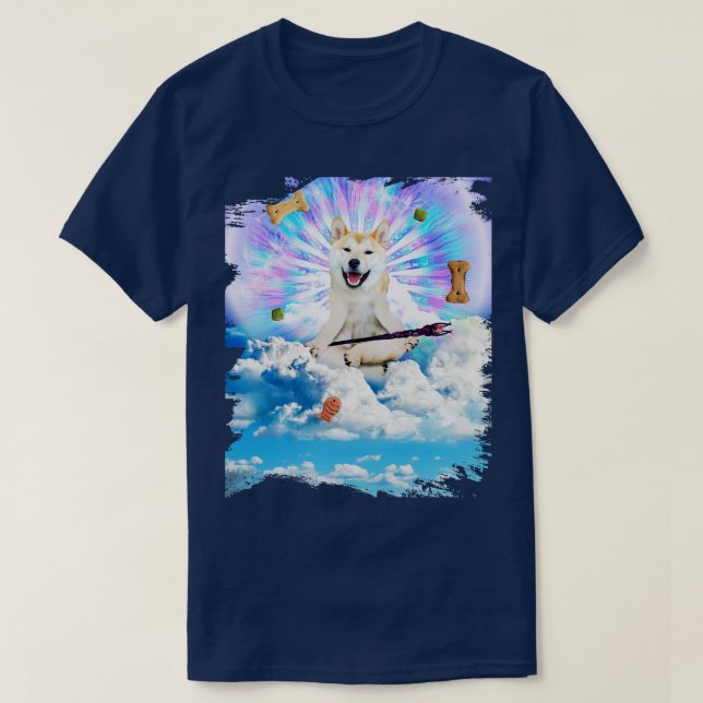 Wisdom Shiba T Shirt (Design framsida)