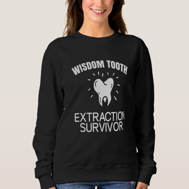 Wisdom Tooth Extraction Survivor   T Shirt (Framsida)