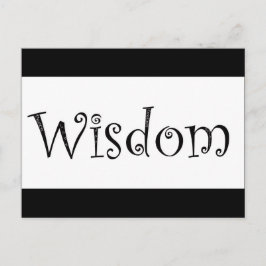 Wisdom Vykort