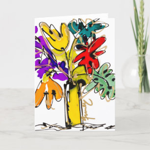 Wisdomum Blooms Lovitude Blank Note-kort Tack Kort