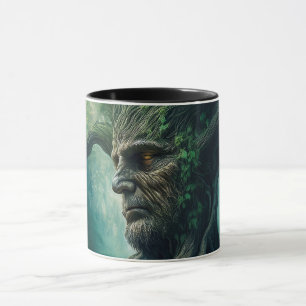 Wise Ansikte i Träd Mystical Forest i Ancient Mugg