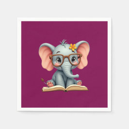 Wise Baby Elephant Pappersservett