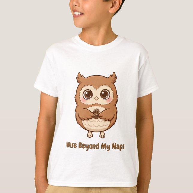 Wise Beyond My Naps Barntröja T Shirt (Framsida)